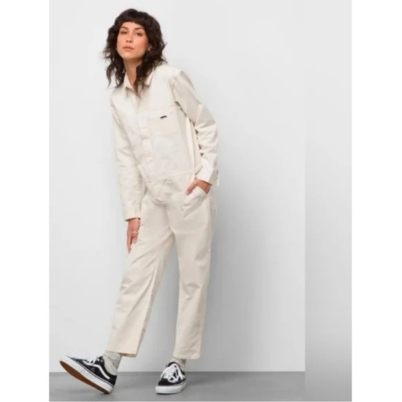 Vans x Lizzie Armanto Tan Cotton Skate Jumpsuit, size Small - Picture 1 of 16